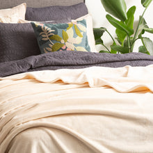 Load image into Gallery viewer, Renee Taylor Plush Ultra Soft Velvet Blanket - Stone
