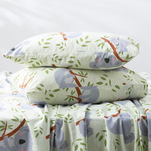 Load image into Gallery viewer, Park Avenue Flannelette Sheet Set - Koala
