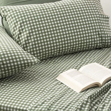 Load image into Gallery viewer, Park Avenue Flannelette Sheet Set - Gingham
