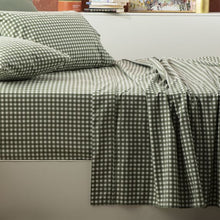 Load image into Gallery viewer, Park Avenue Flannelette Sheet Set - Gingham