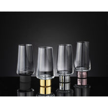 Load image into Gallery viewer, Aurora Glass Highball Tumblers (2pk) - Silver