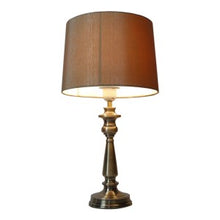 Load image into Gallery viewer, Antique Brass Table Touch Lamp
