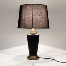 Load image into Gallery viewer, Classic Black and Gold Table Lamp
