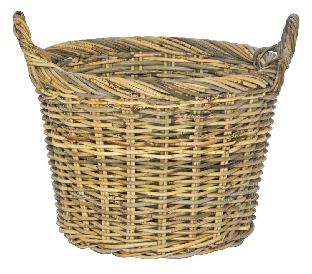 Ancora Hesh Round Basket - Natural