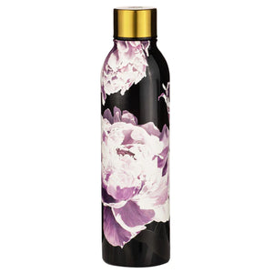 Ashdene Dark Florals Peony Drink Bottle