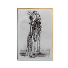 Load image into Gallery viewer, Brushed Giraffe Canvas
