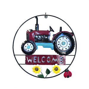 Welcome Tractor Wall Art