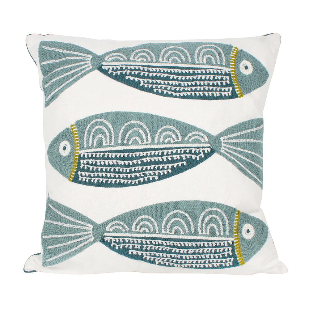 Maine & Crawford Finley Fish Cushion
