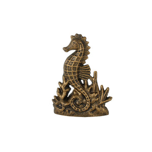 Maine & Crawford Halyn Seahorse Doorstop - Gold