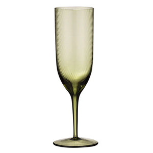 Ladelle Katrina Champagne Flute - Olive Green