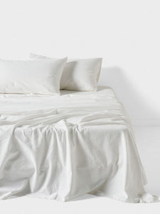 Linen House Flannelette Sheet Set - White