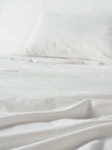 Linen House Flannelette Sheet Set - White