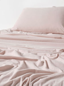 Linen House Flannelette Sheet Set - Rose