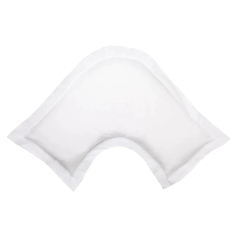 Logan & Mason V Shaped Pillowcase - White