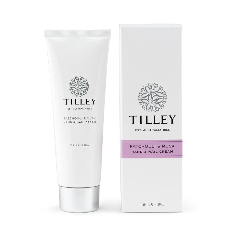 Tilley Deluxe Hand & Nail Cream - Patchouli & Musk 125ml