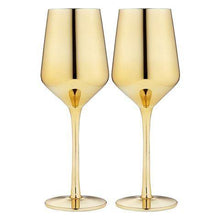 Load image into Gallery viewer, Aurora Tempa Wine Glasses - Gold
