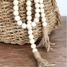 Load image into Gallery viewer, Wooden Beads Garland - Natural
