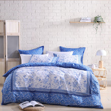 Load image into Gallery viewer, Logan &amp; Mason Quilt Cover Set - Hiromi Blue
