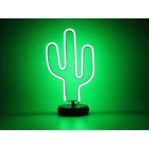 LED Neon Table Light - Cactus