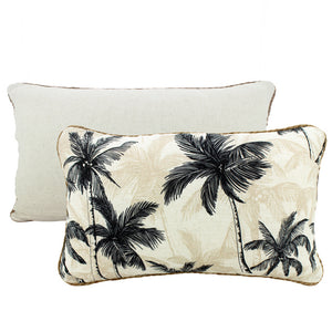 Rectangle Linen Cushion - Autumn Tropics