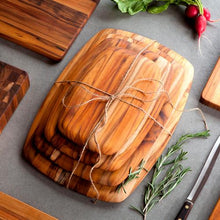 Load image into Gallery viewer, Teak Haus Elegant Collection Cutting / Serving Boards

