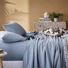 Load image into Gallery viewer, Bambury Flannelette Sheet Set - Blue
