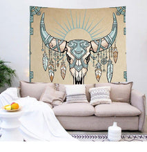 Load image into Gallery viewer, Boho Horns Wall Hanging
