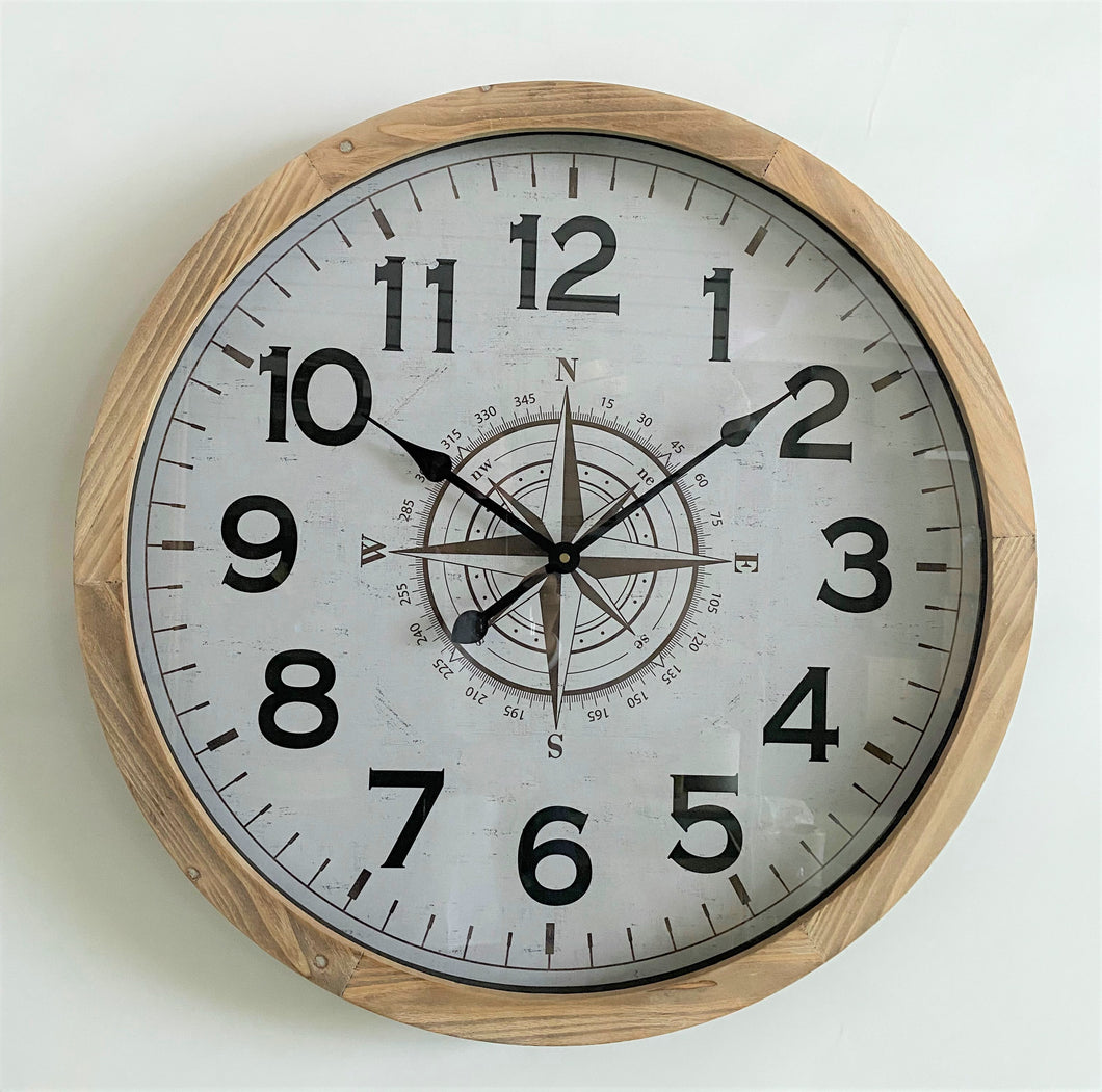 Compass Wall Clock