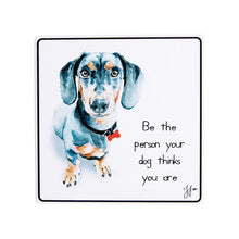 Load image into Gallery viewer, Ashdene Puppy Tales Ceramic Coaster - Dachshund
