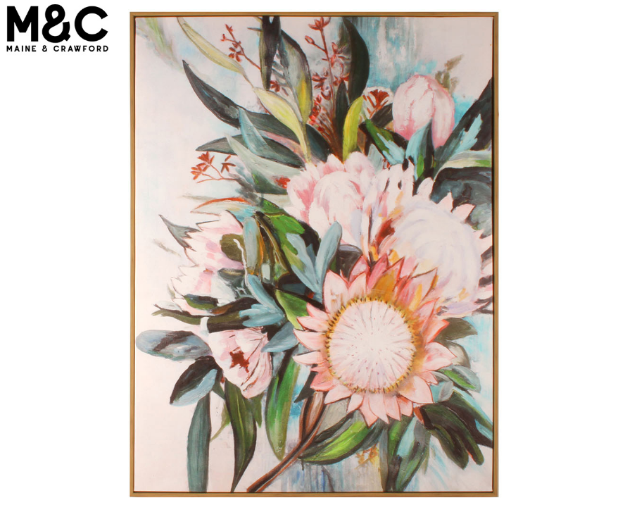 Dawson Protea Canvas with Floating Frame