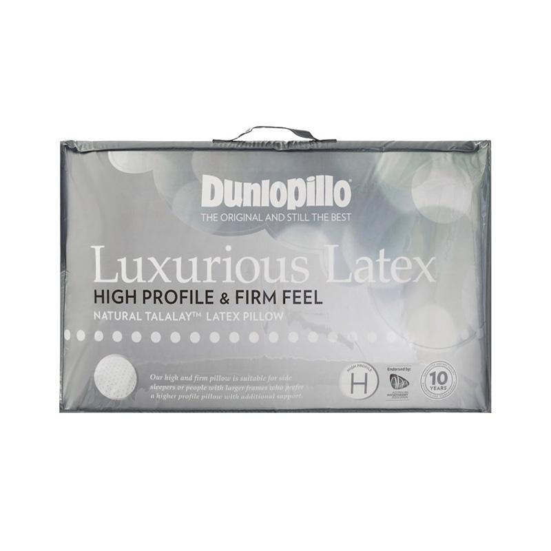Dunlopillo® Luxurious Latex Pillow - High Profile  & Firm Feel