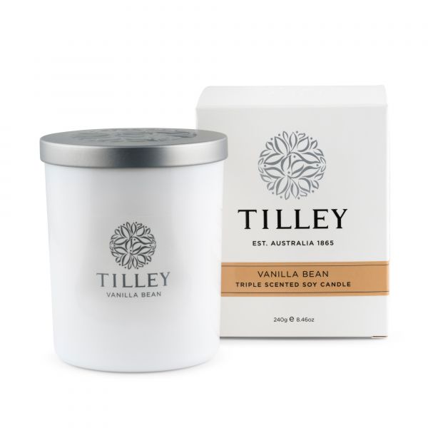 Tilley Triple Scented Soy Candle - Vanilla Bean