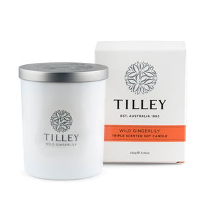 Tilley Triple Scented Soy Candle - Wild Gingerlily