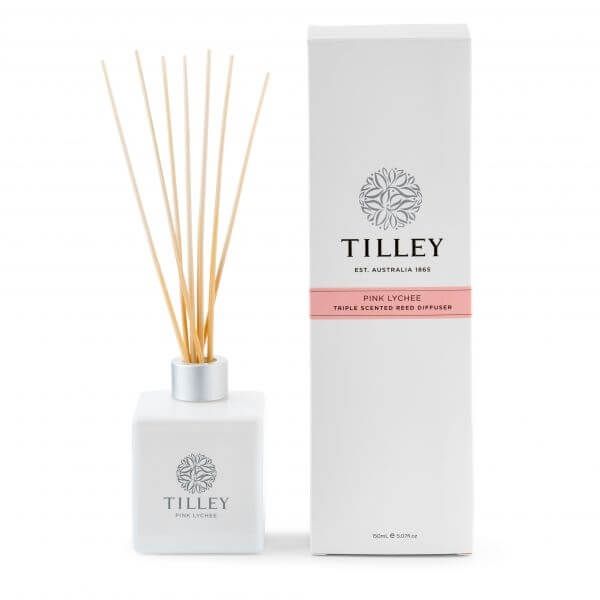 Tilley Pink Lychee Aromatic Reed Diffuser - 150ml