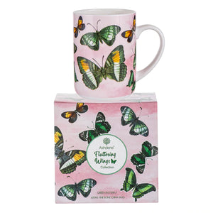 Ashdene Fluttering Wings Mug - Green
