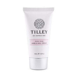 Tilley Deluxe Hand & Nail Cream - Peony Rose 45ml
