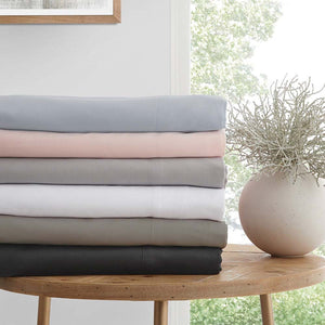 In 2 Linen Fitted Sheet Set - Pink