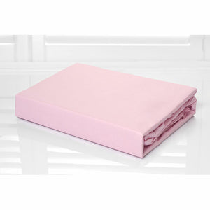 In 2 Linen Fitted Sheet Set - Pink