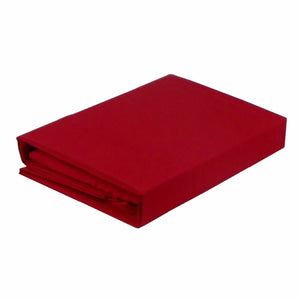 In 2 Linen Fitted Sheet Set - Red