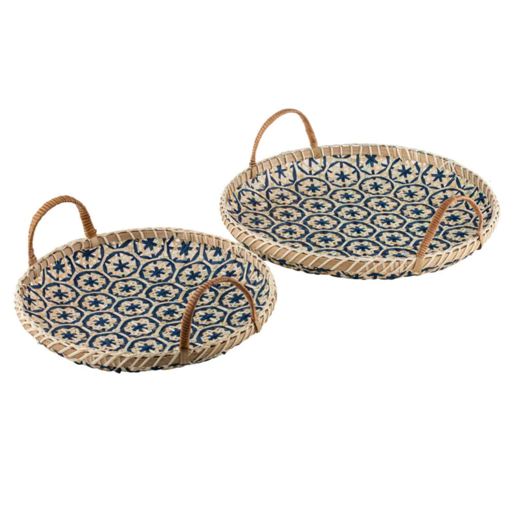 Ladelle Bamboo Woven Tray (Set of 2)