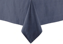 Load image into Gallery viewer, Ladelle Base Linen Look Tablecloth - Navy (1.5m x 3m)
