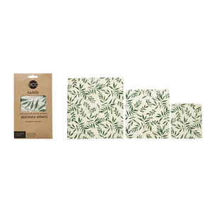 Ladelle Eco Beeswax Wraps - Green