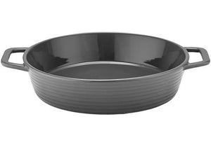 Ladelle Homestead Round Baking Dish - Charcoal - Manjimup Homemakers