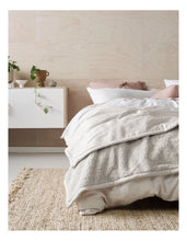 Load image into Gallery viewer, Linen House Sena Blanket - Ivory
