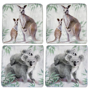 Australian Animals Resin Coasters (Set of 4)