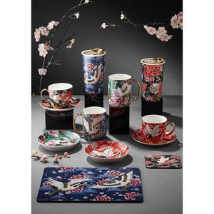 Ashdene Osaka Cup & Saucer - Red - Manjimup Homemakers