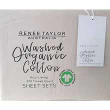 Load image into Gallery viewer, Renee Taylor Organic Cotton Sheet Set - Moonbeam
