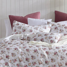 Load image into Gallery viewer, Logan &amp; Mason Quilt Cover Set - Rosette Plum
