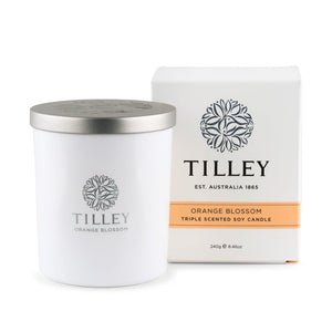 Tilley Triple Scented Soy Candle - Orange Blossom