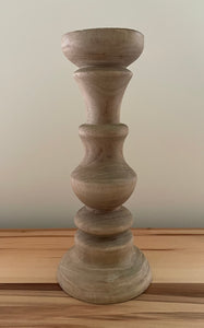 Wood Candle Holder